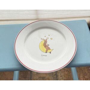 Rainbow Mountain Comet The Reindeer 8 1/4" Salad Dessert Christmas‎ Decor Plate